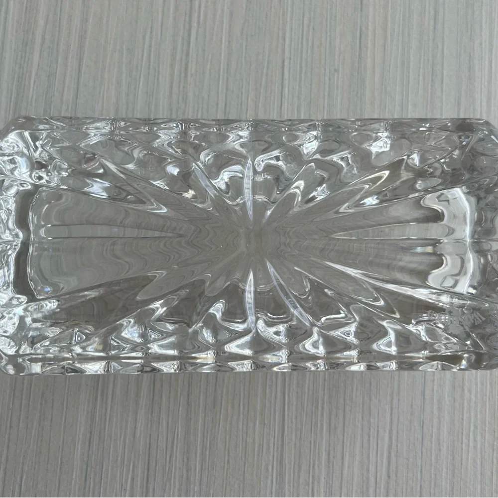 Crystal card holder & letter opener - Picture 3 of 10